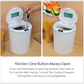 3L , 5L Round Sensor Lid Storage Box Trash Box