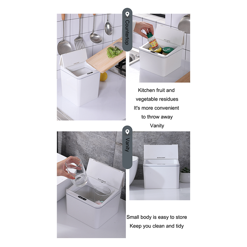 4L Square / 6L Rectangle Sensor Folding Lid Storage Box