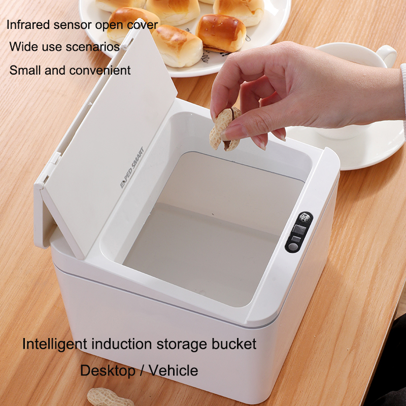 4L Square / 6L Rectangle Sensor Folding Lid Storage Box